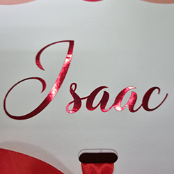 Red Mirror Vinyl Example