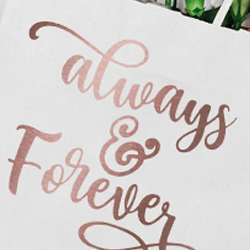 Rose Gold Satin Chrome Vinyl Example