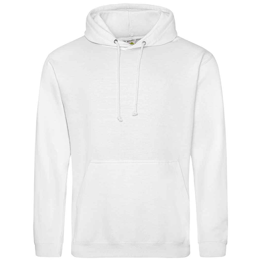 Customisable Adult White Hoodie Front