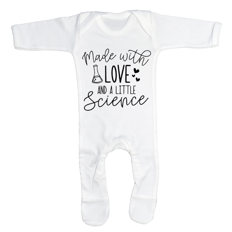 Made with Love and a Little Science Baby Sleepuit