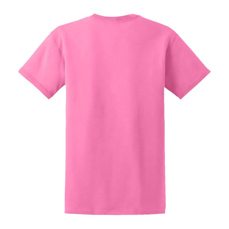 Customisable Adult Bright Pink T-Shirt Back