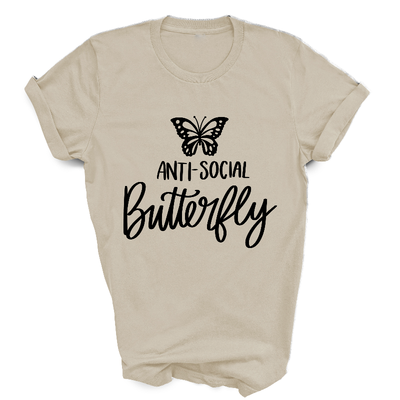 Anti Social Butterfly (available in 8 colours)