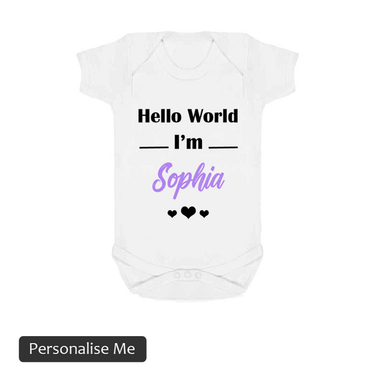 Hello World I'm (insert name) Vest