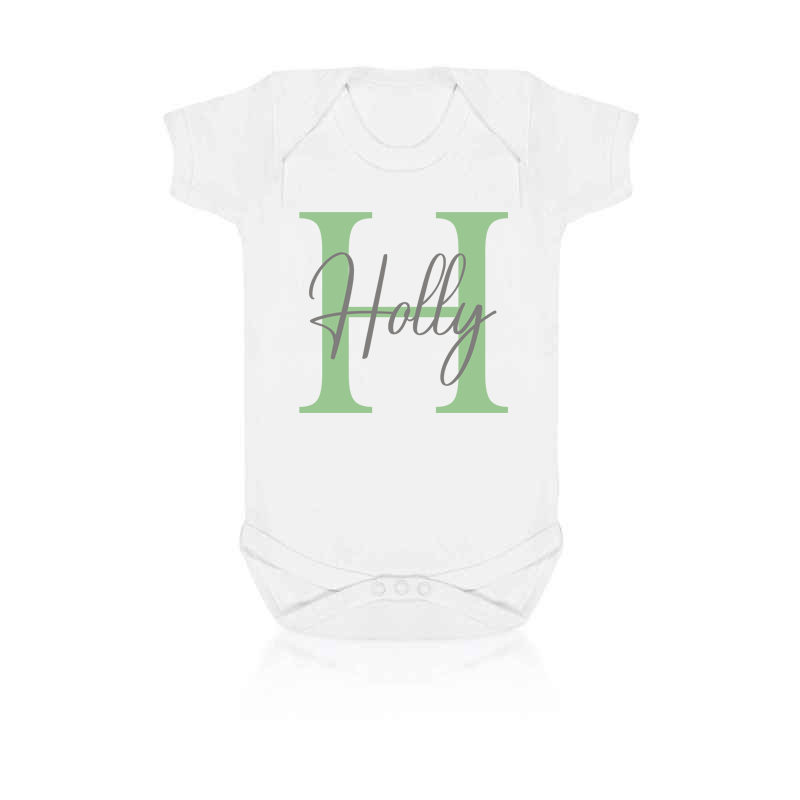 Initial and Name Vest