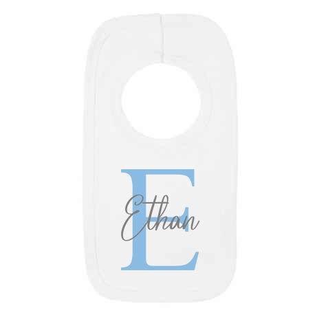 Initial and Name Pullover Bib