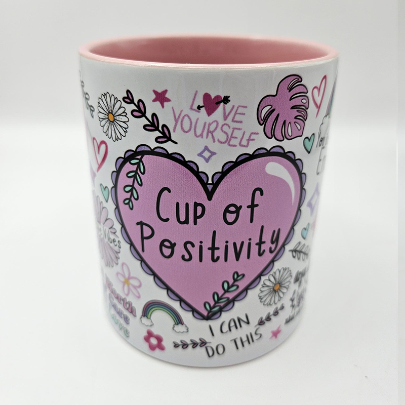 Front Facing Cup of Positivity Mug