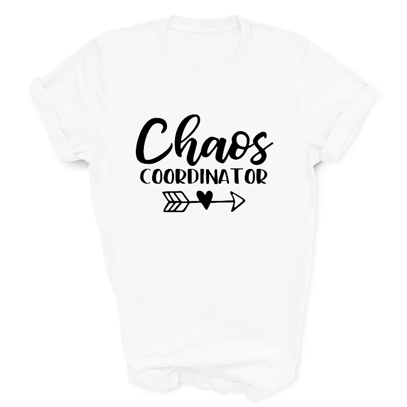 Chaos Coordinator Adult White T-Shirt