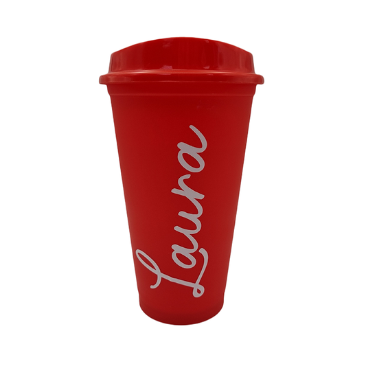 Personalised Red 16oz Hot Cup