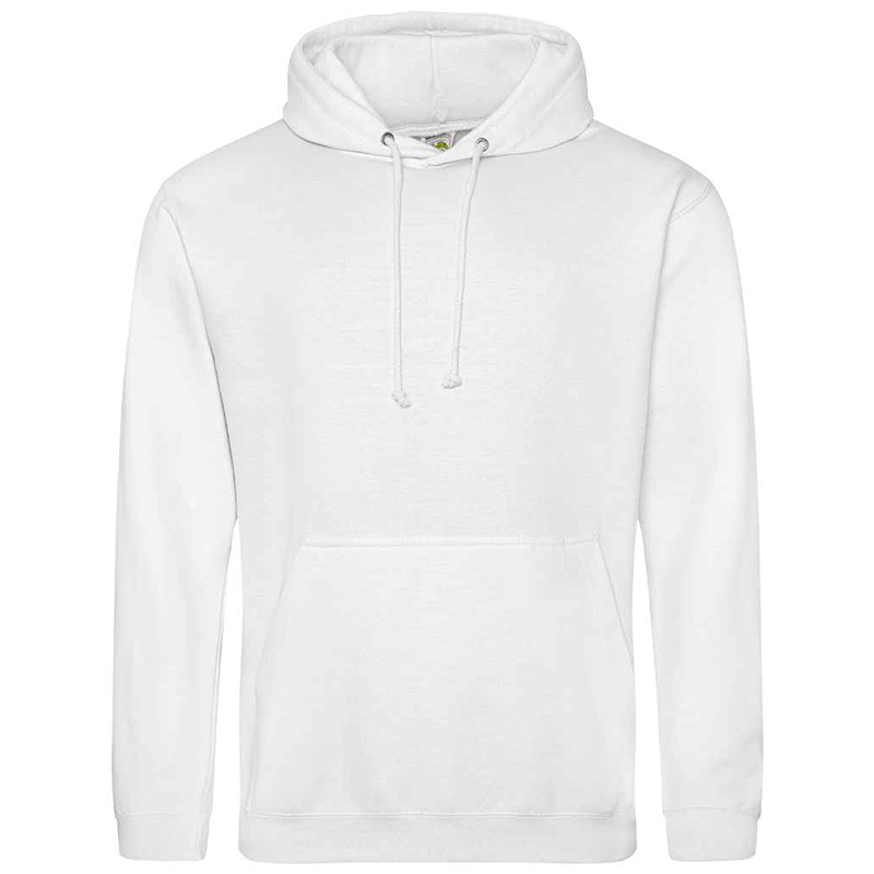 Customisable Adult White Hoodie Front