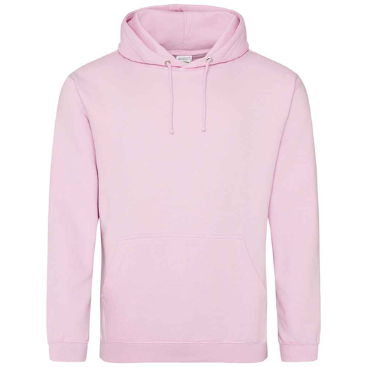 Customisable Adult Baby Pink Hoodie Front