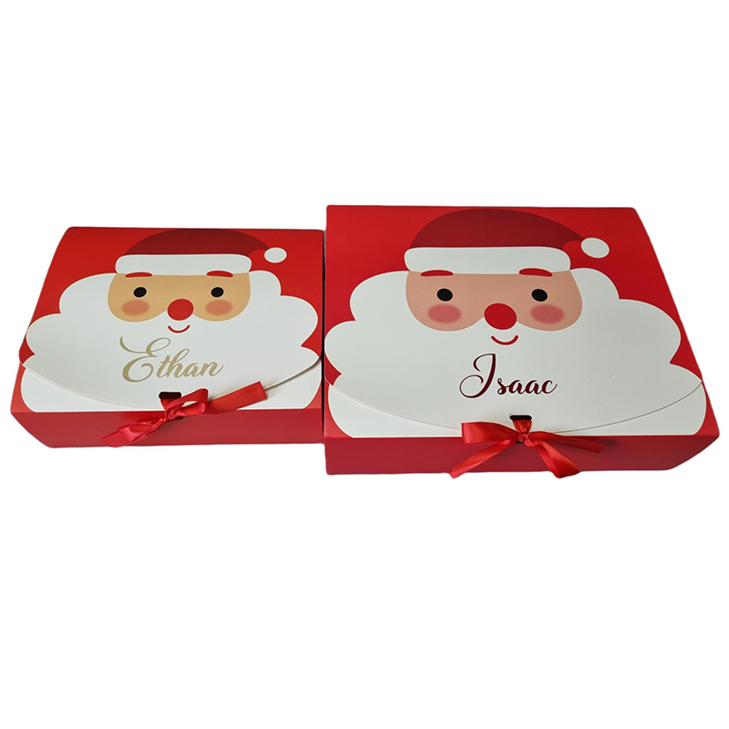 Both Size Santa Boxes Side by Side