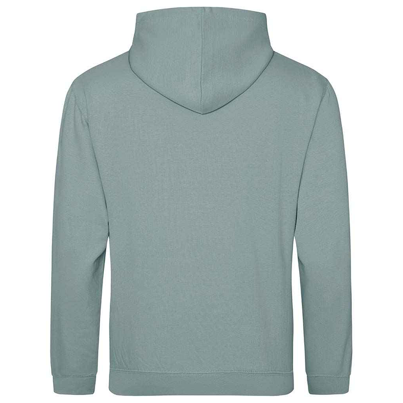 Customisable Adult Dusty Green Hoodie Back
