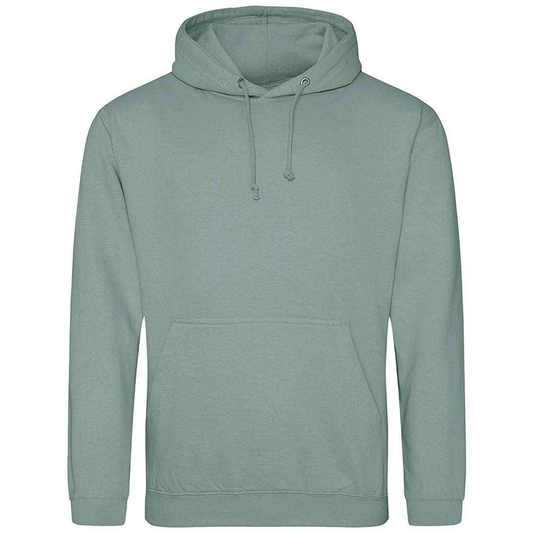 Customisable Adult Dusty Green Hoodie Front