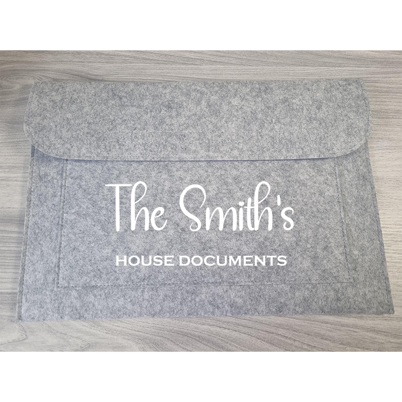 Personalised House Documents Folder