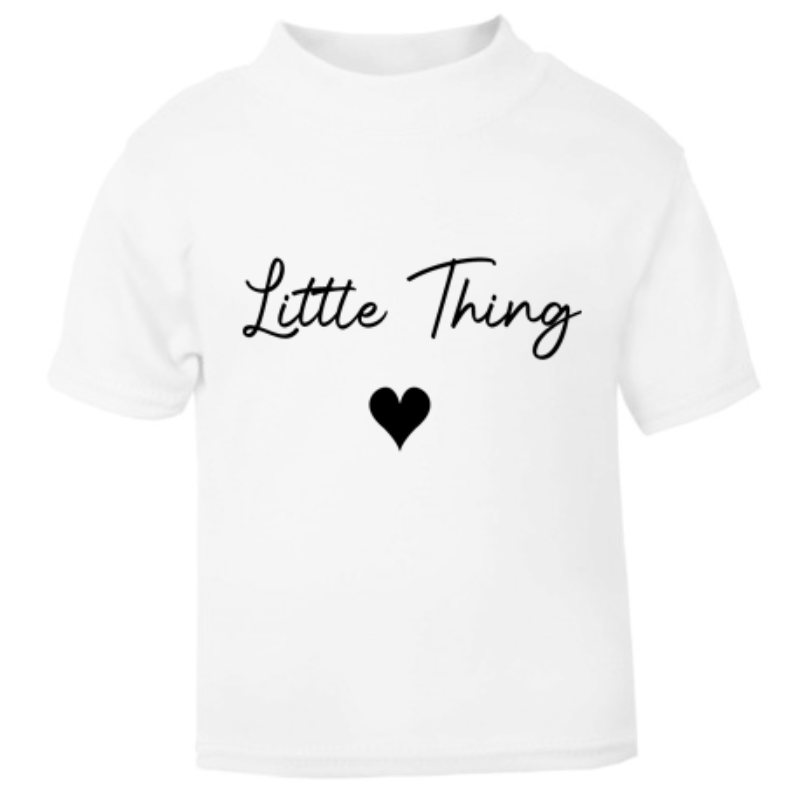 Little Things Infant White T-Shirt