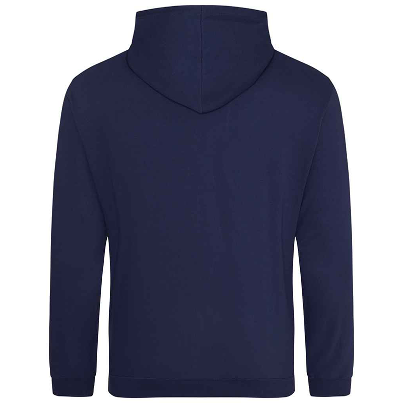 Customisable Adult Navy Hoodie Back