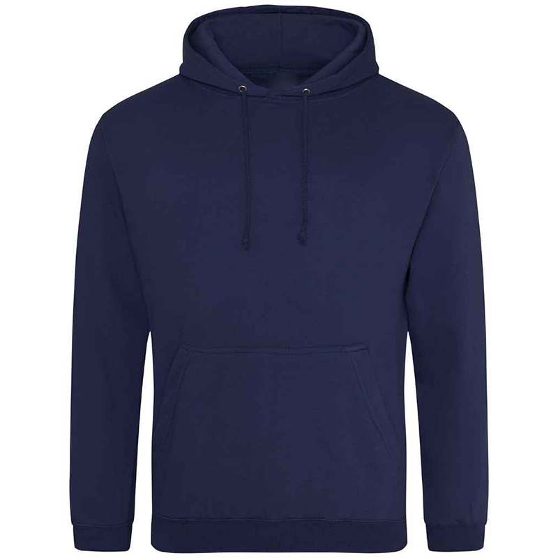 Customisable Adult Navy Hoodie Front