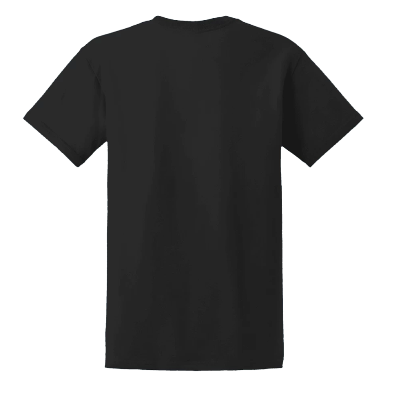 Customisable Adult Black T-Shirt Back