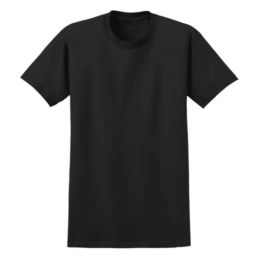 Customisable Adult Black T-Shirt Front
