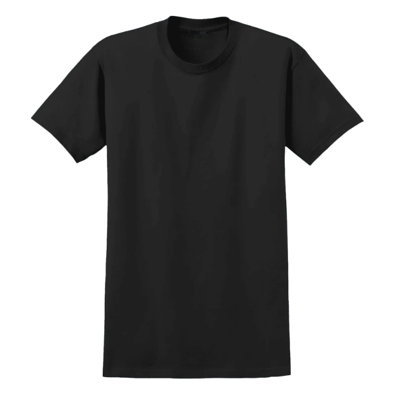 Customisable Adult Black T-Shirt Front