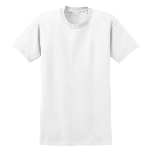 Customisable Adult White T-Shirt Front