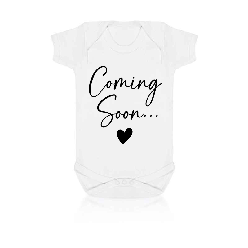 Coming soon baby vest