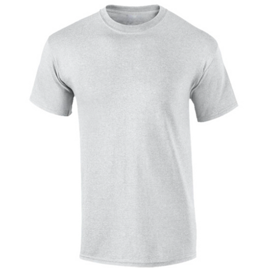 Customisable Adult Grey T-Shirt Front