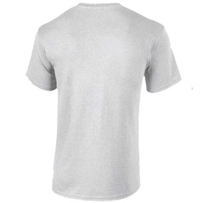 Customisable Adult Grey T-Shirt Back