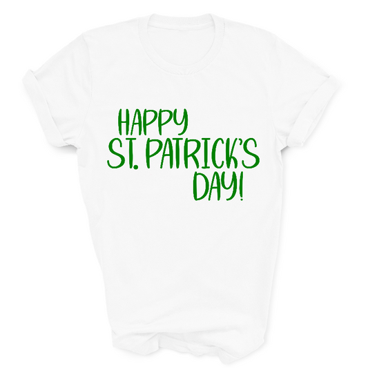 Happy St Patrick's Day White T-Shirt