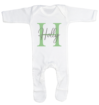 Initial and Name Sleepsuit
