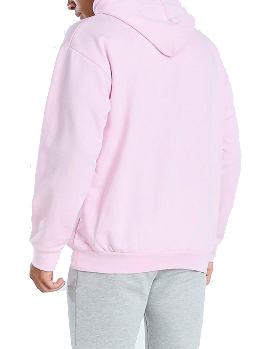 Customisable Adult Pink Oversized Hoodie Back