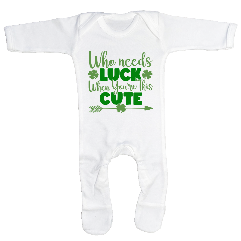 Who needs luck when your this cute sleepsuit